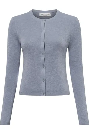 Marc O’ Polo Strickjacke mit Leinen-Anteil