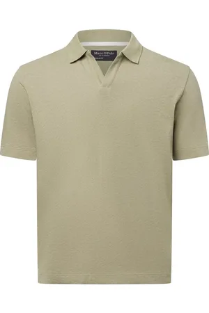 Marc O’ Polo Poloshirt mit Leinenanteil
