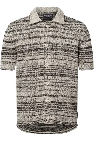 Marc O’ Polo Strickshirt mit Leinenanteil