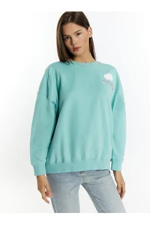 myMo Sweatshirt mit Applikation
