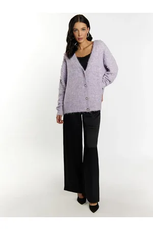 Faina Strickjacke mit Perlen