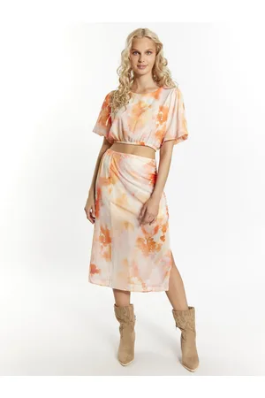 IZIA Bluse mit Batikmuster