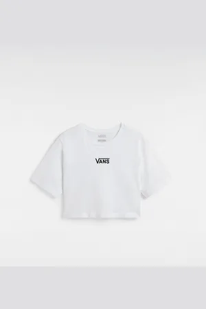Vans Flying V Crop Rundhals-T-Shirt, Frau, , Größe: L