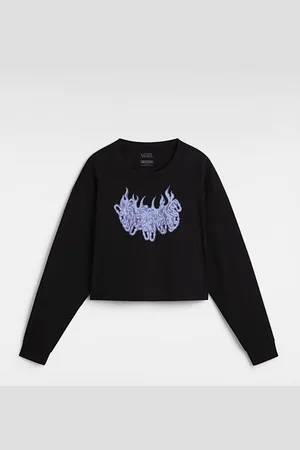 Vans Hot Links Relaxed Crop Langarmshirt, Frau, , Größe: L