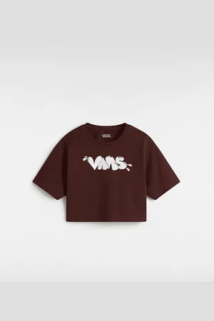 Vans Busted Type Crop Rundhals-T-Shirt, Frau, , Größe: L