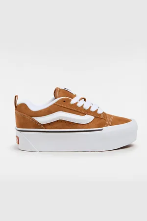 Vans Knu Stack Schuhe, Frau, Orange/Braun, Größe: 35
