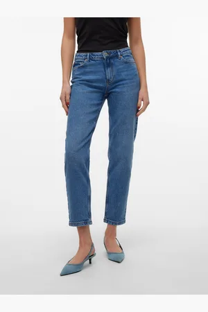 VERO MODA Vmkyla Mid Rise Gerade Geschnitten Jeans