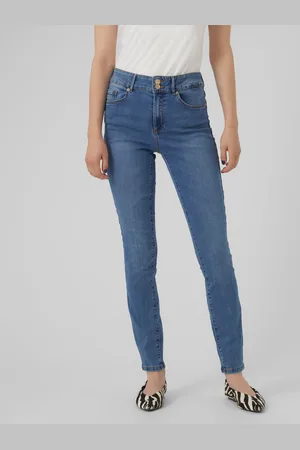 VERO MODA Vmsophia Hohe Taille Skinny Fit Jeans