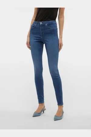 VERO MODA Vmsophia Hohe Taille Skinny Fit Jeans