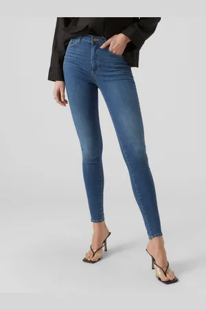 VERO MODA Vmsophia Hohe Taille Skinny Fit Jeans