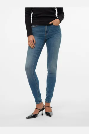 VERO MODA Vmflash Mid Rise Skinny Fit Jeans