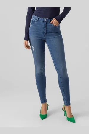 VERO MODA Vmsophia Super High Rise Skinny Fit Jeans