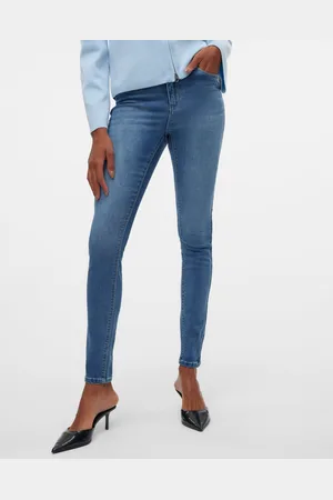 VERO MODA Vmposh Mid Rise Skinny Fit Jeans