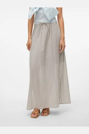 VERO MODA Vmisabel Hohe Taille Langer Rock