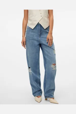 VERO MODA Vmbrooklyn Mid Rise Baggy Fit Jeans