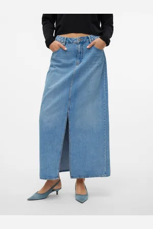VERO MODA Vmhart Hohe Taille Langer Rock