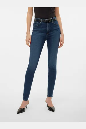 VERO MODA Vmsophia Hohe Taille Skinny Fit Jeans