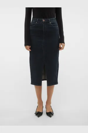 VERO MODA Vmveri Hohe Taille Midirock
