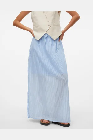 VERO MODA Vmisabel Hohe Taille Langer Rock