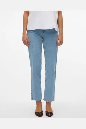 VERO MODA Vmcalia Hohe Taille Gerade Geschnitten Jeans