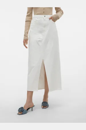 VERO MODA Vmminna Mittlere Taille Langer Rock