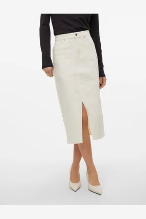 VERO MODA Vmveri Hohe Taille Midirock