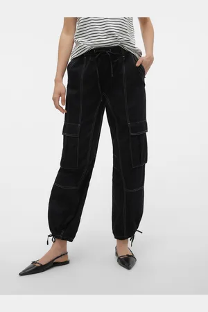 VERO MODA Vmkim Mittlere Taille Cargohose