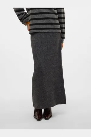 VERO MODA Vmmay Hohe Taille Langer Rock