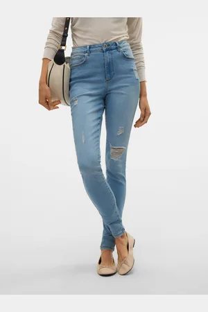 VERO MODA Vmsophia Hohe Taille Skinny Fit Jeans