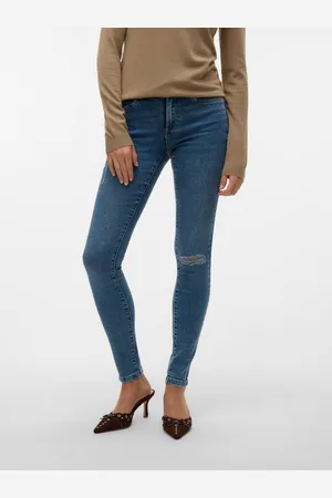 VERO MODA Vmtanya Mid Rise Skinny Fit Jeans