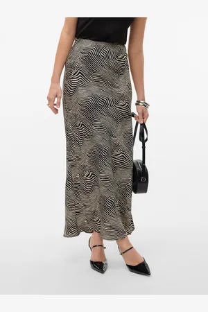 VERO MODA Vmsara Hohe Taille Langer Rock