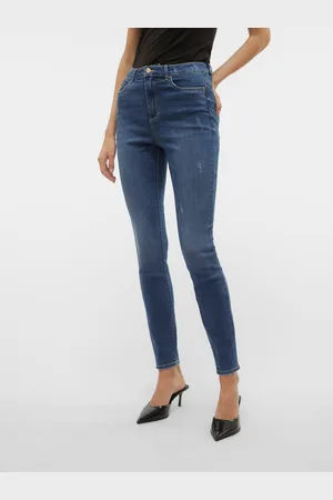 VERO MODA Vmsophia Hohe Taille Skinny Fit Jeans