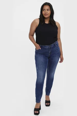 VERO MODA Vmcseven Mid Rise Skinny Fit Jeans