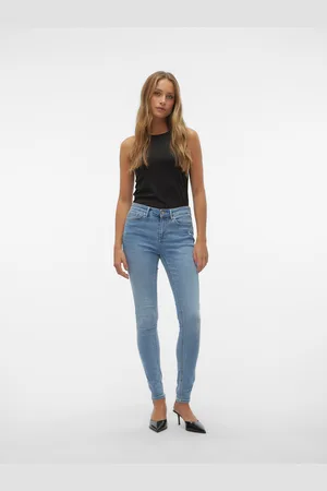 VERO MODA Vmflash Mid Rise Skinny Fit Jeans
