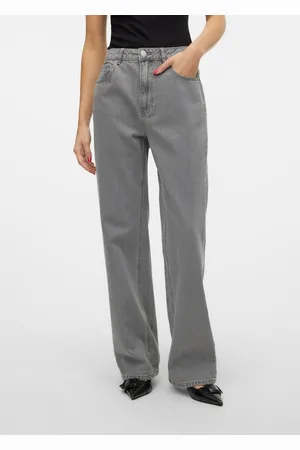 VERO MODA Vmtokey Niedrige Taille Gerade Geschnitten Jeans