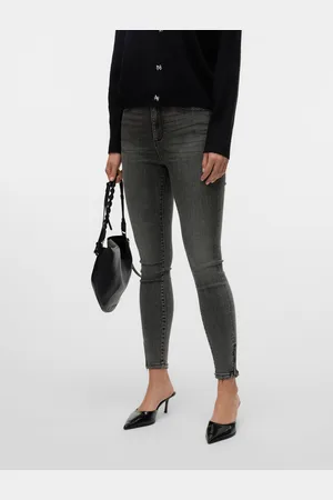 VERO MODA Vmbe Hohe Taille Skinny Fit Jeans