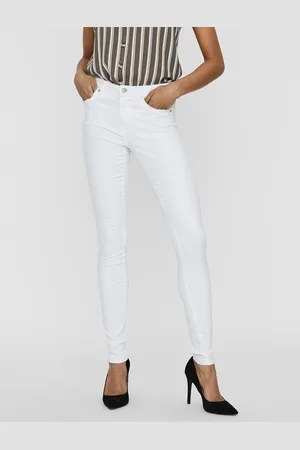 VERO MODA Vmtanya Mid Rise Skinny Fit Jeans