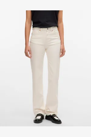 VERO MODA Vmtessa Hohe Taille Gerade Geschnitten Jeans