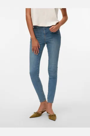 VERO MODA Vmsophia Hohe Taille Skinny Fit Jeans