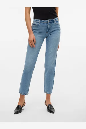 VERO MODA Vmkyla Mid Rise Gerade Geschnitten Jeans