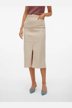 VERO MODA Vmwild Hohe Taille Langer Rock