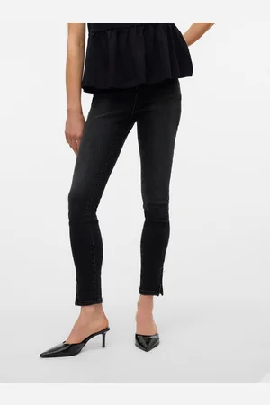 VERO MODA Vmbe Hohe Taille Skinny Fit Jeans