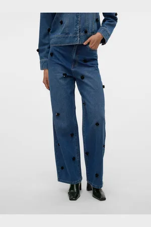 VERO MODA Vmtaylor Mid Rise Baggy Fit Jeans