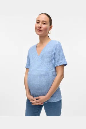 Mama;licious Normal Geschnitten V-ausschnitt Top