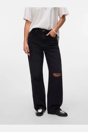 VERO MODA Snkaitlyn Hohe Taille Gerade Geschnitten Jeans