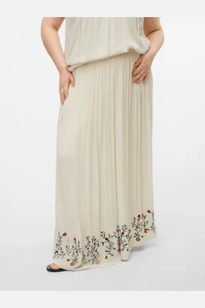 VERO MODA Vmsina Hohe Taille Langer Rock