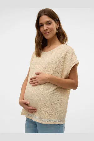 Mama;licious Normal Geschnitten Rundhals Top