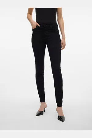 VERO MODA Vmalia Mid Rise Gerade Geschnittener Slim Fit Jeans