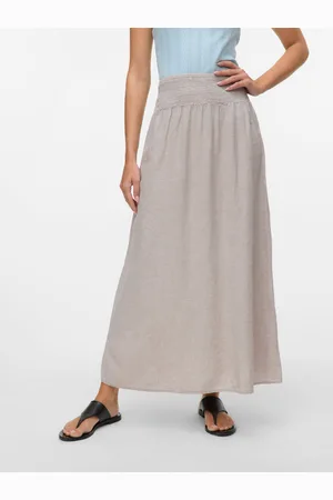 VERO MODA Vmlinn Hohe Taille Langer Rock