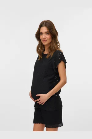 Mama;licious Locker Geschnitten Rundhals Top